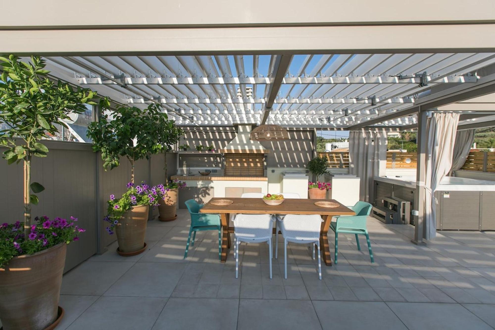 Вилла Ekaterini Luxury House Лефкойя Экстерьер фото