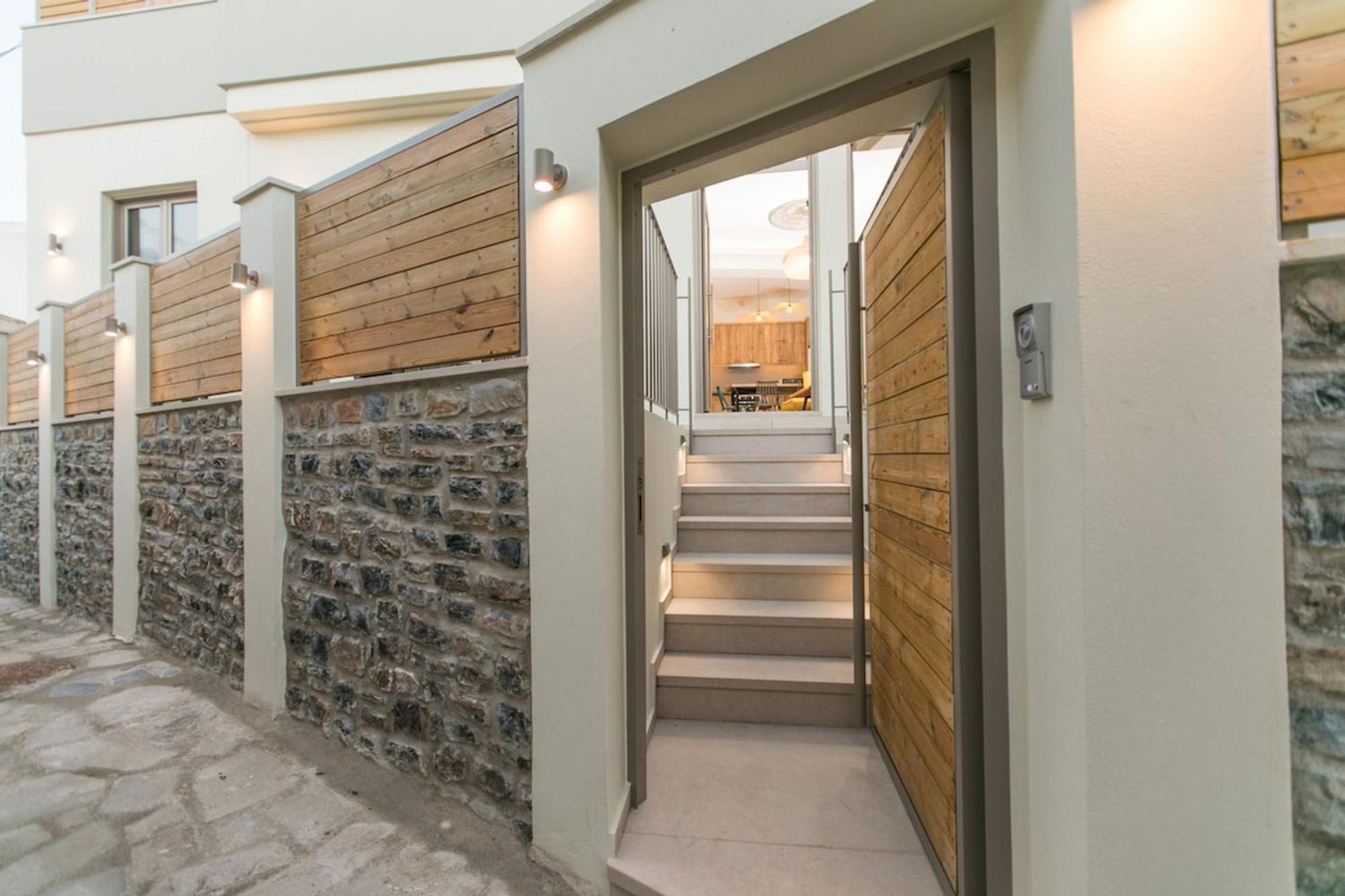 Вилла Ekaterini Luxury House Лефкойя Экстерьер фото