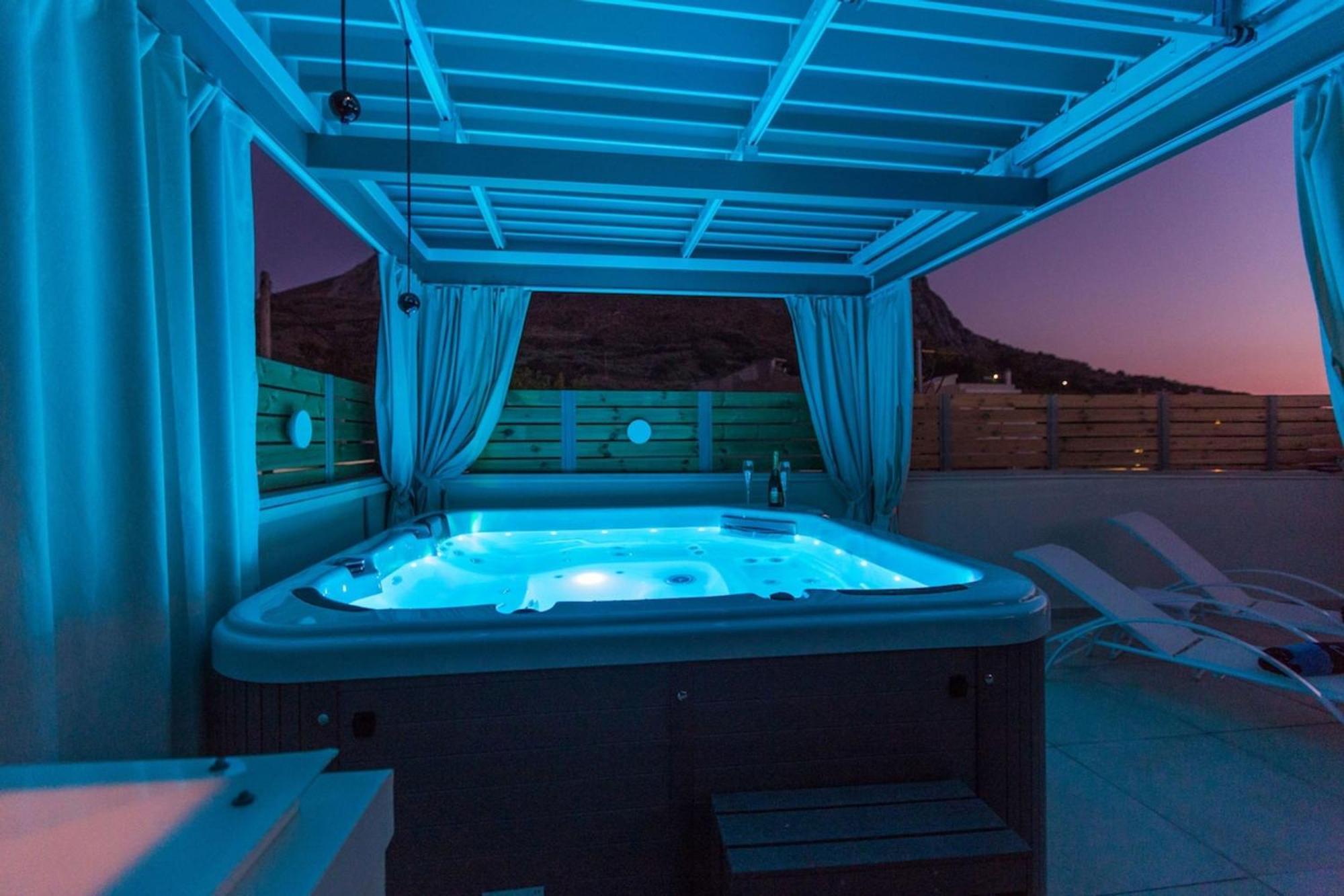 Вилла Ekaterini Luxury House Лефкойя Экстерьер фото