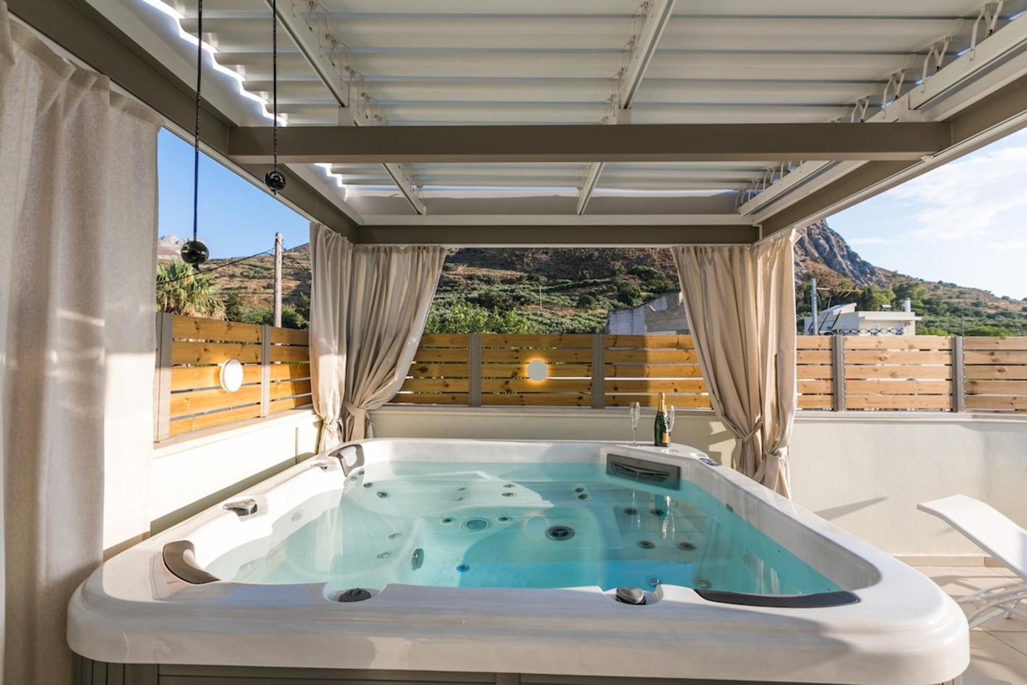 Вилла Ekaterini Luxury House Лефкойя Экстерьер фото